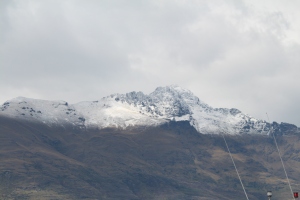 Picture of snow on mountains