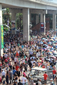 Picture of crowds in Sydney, Australia on Australia Day